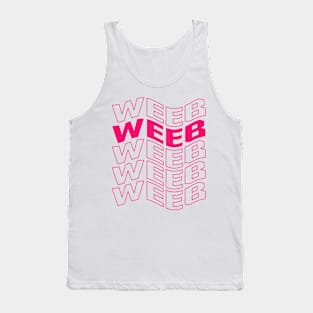 Weeb Funny Otaku Fans Tank Top